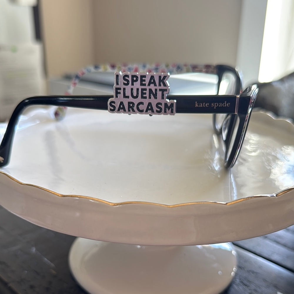 Removable eyeglass decor to spice up your glasses or sunglasses